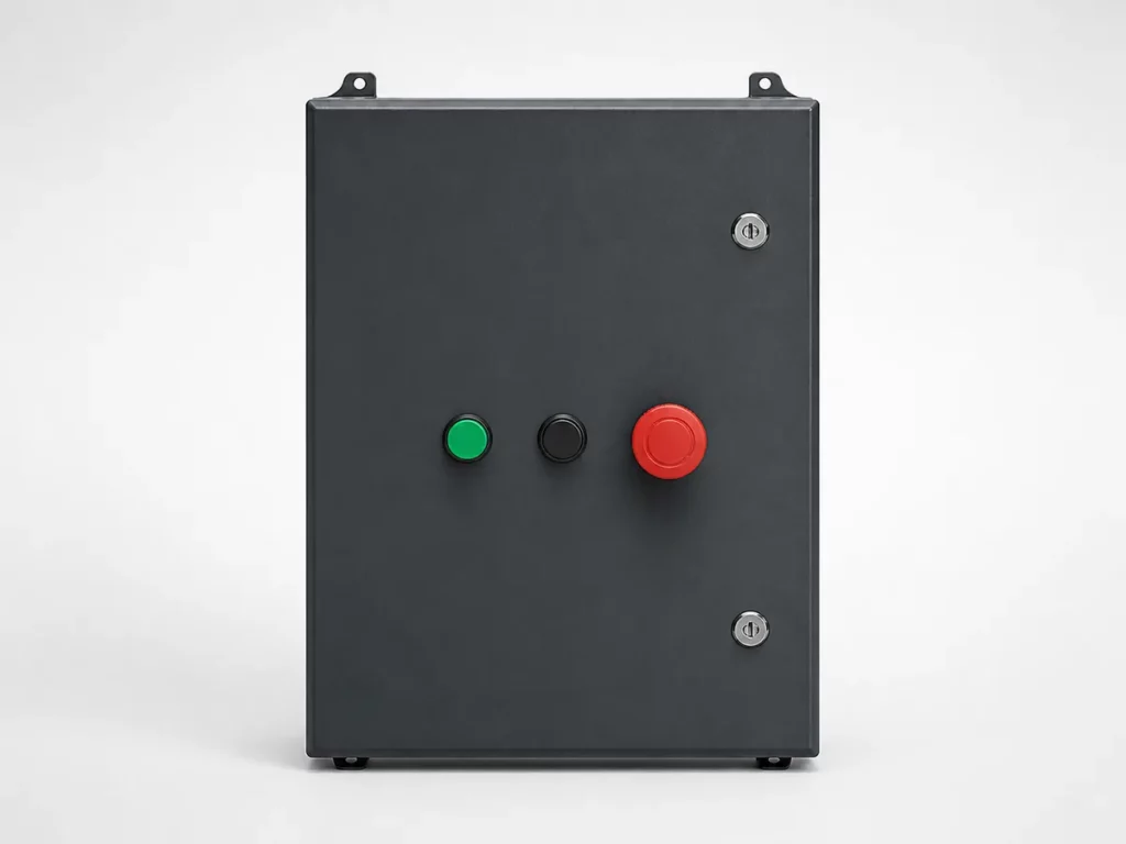 Coffret de commande électrique montée descente arrêt pour porte industrielle