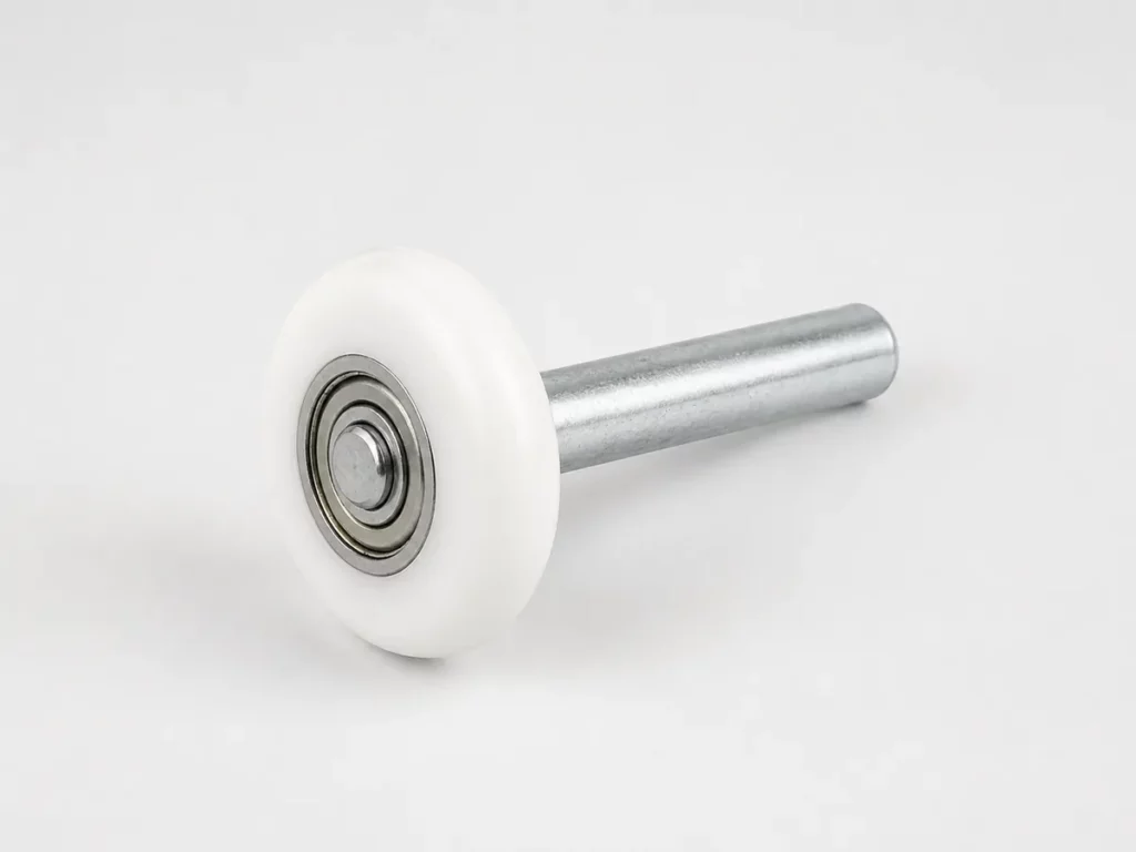 Galet de porte de garage sectionnelle, roue nylon sur roulement à billes