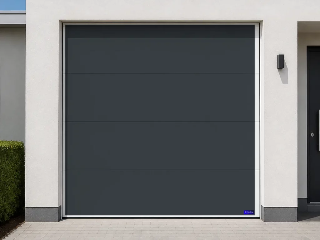 Porte de garage sectionnelle, gris anthracite RAL 7016