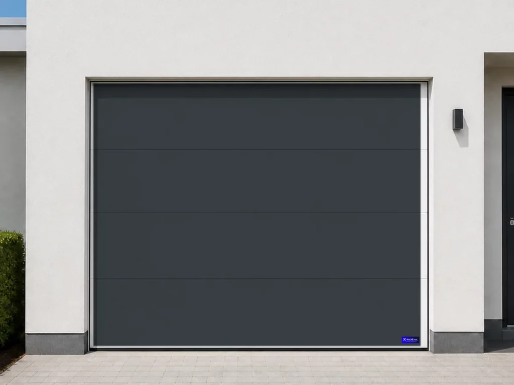 Porte de garage sectionnelle, gris anthracite RAL 7016