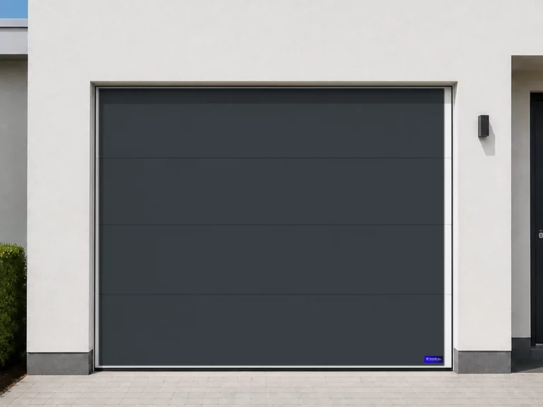 Porte de garage sectionnelle, gris anthracite RAL 7016