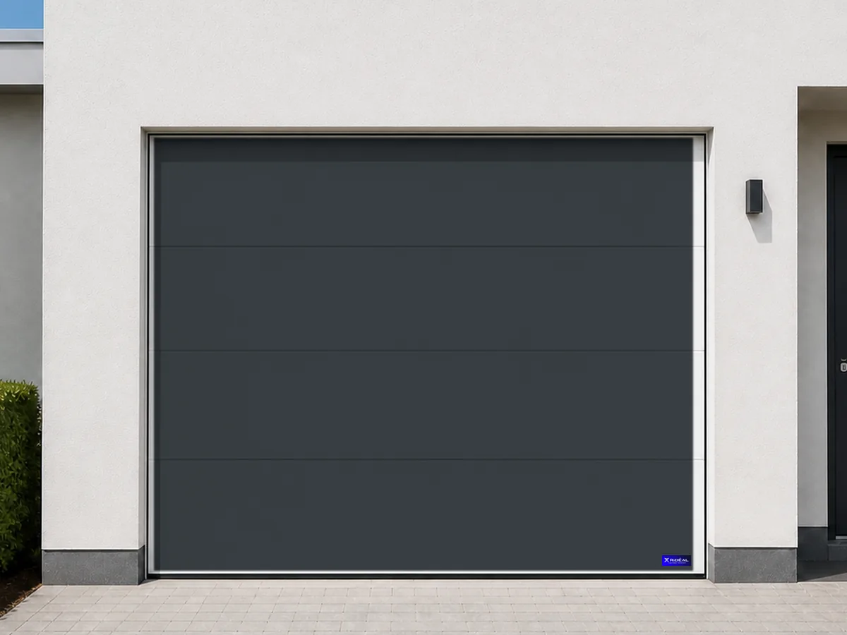 Porte de garage sectionnelle, gris anthracite RAL 7016