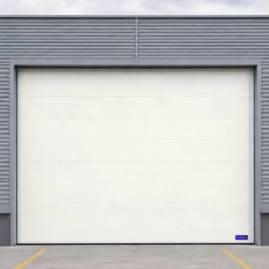 Porte sectionnelle industrielle, blanc pur RAL 9016