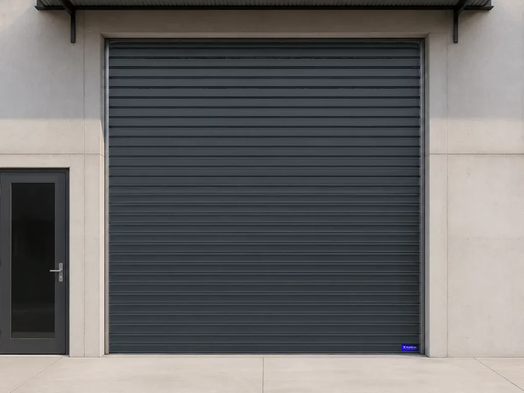 Rideau métallique isolé, gris anthracite RAL 7016