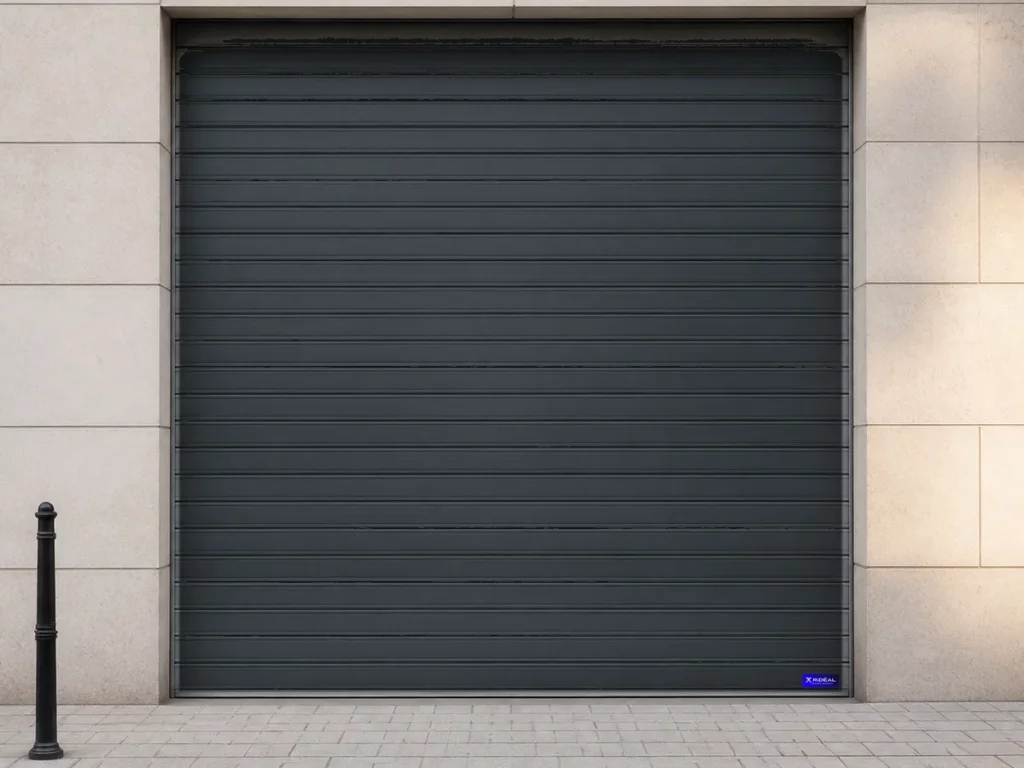 Rideau métallique, gris anthracite RAL 7016