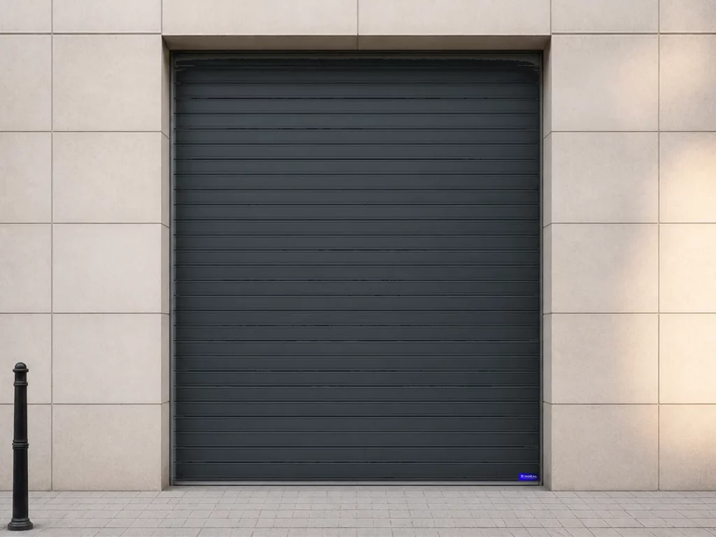 Rideau métallique, gris anthracite RAL 7016